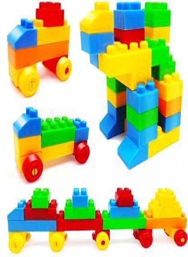 PULSBERY Building Blocks for Kids - 200Pcs Blocks Creative Construction Set Toy with Wheels for Kids Educational Preschool Learning Toys for 3-8 Years Old Kids Boys & Girls (Building Blocks) - Image 3